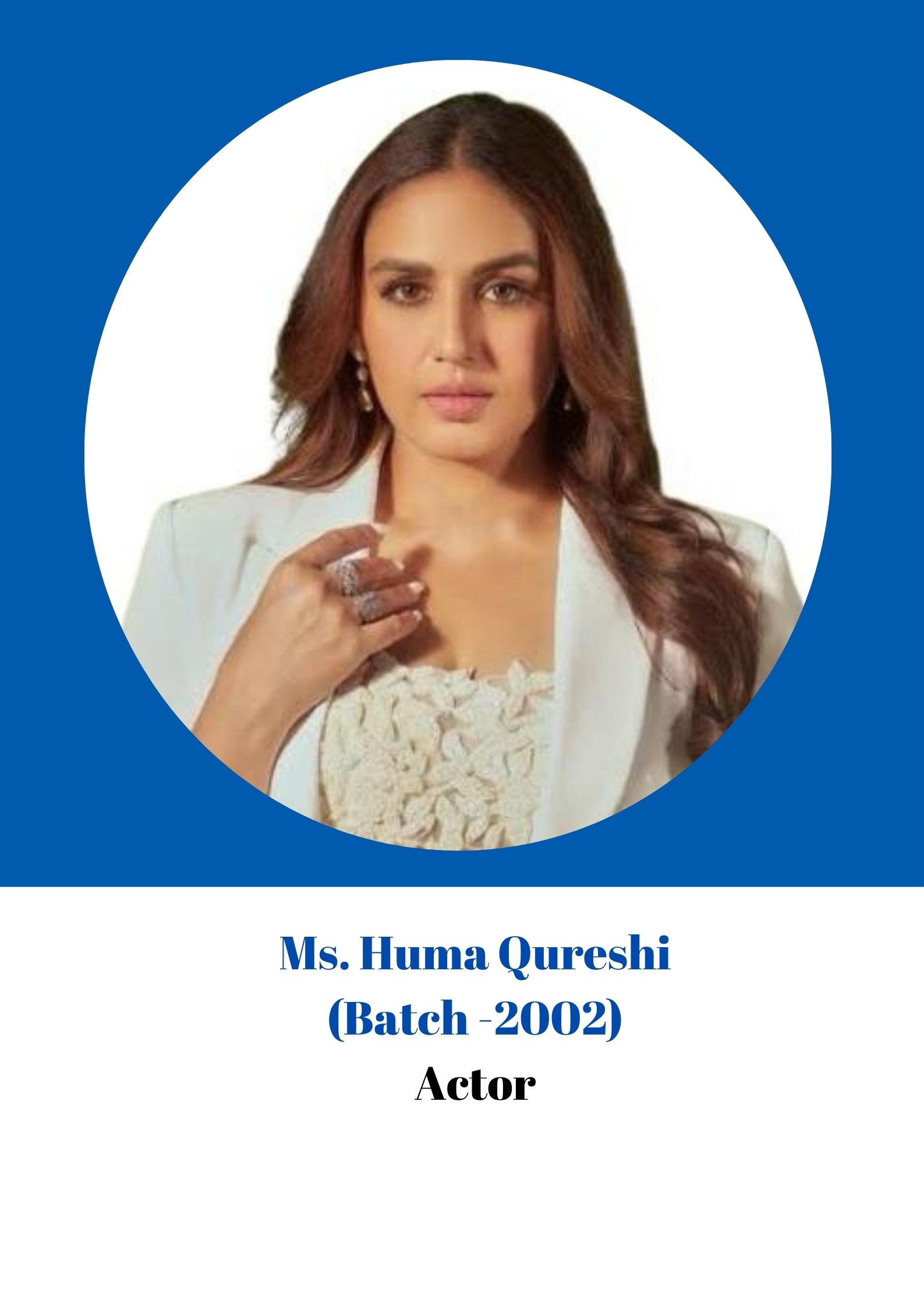 MS.Huma Qureshi 