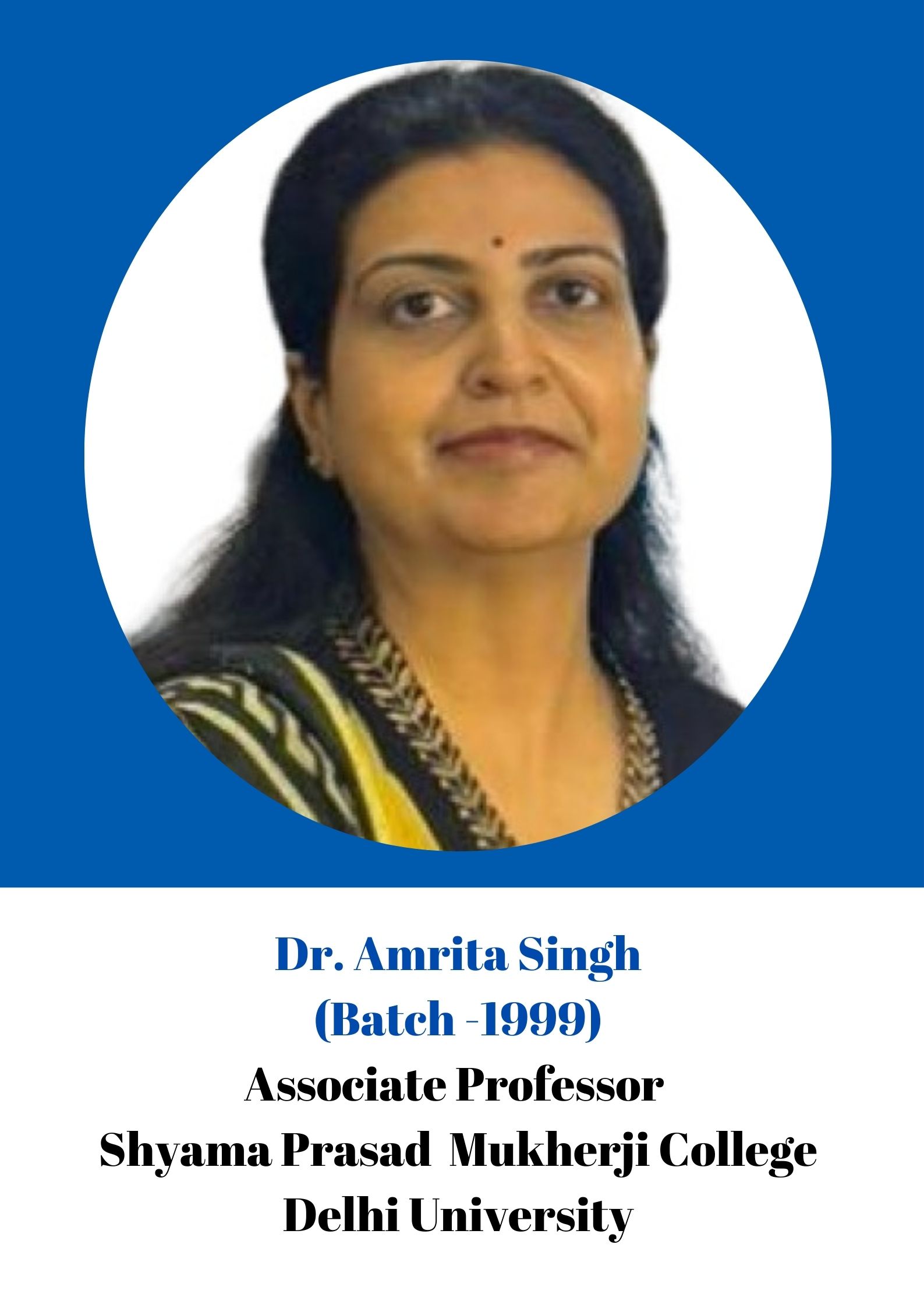 Dr. Amrita Singh